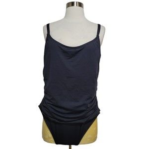 La Blanca Classic Black Women's Plus Curvy Size One Piece Swimsuit Size 20W